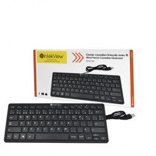 Mini IntekView Canadian French Keyboard With Wire 11''