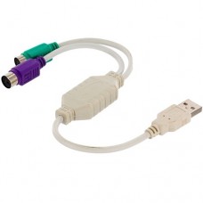 USB male to PS/2 female cable